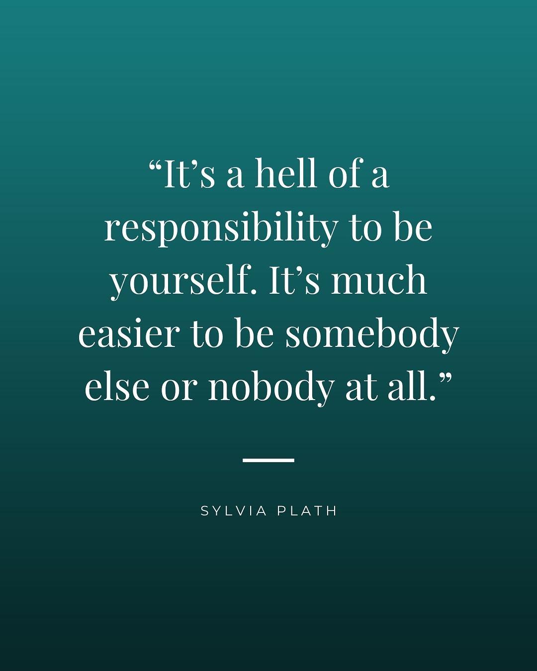 Sylvia Plath quote